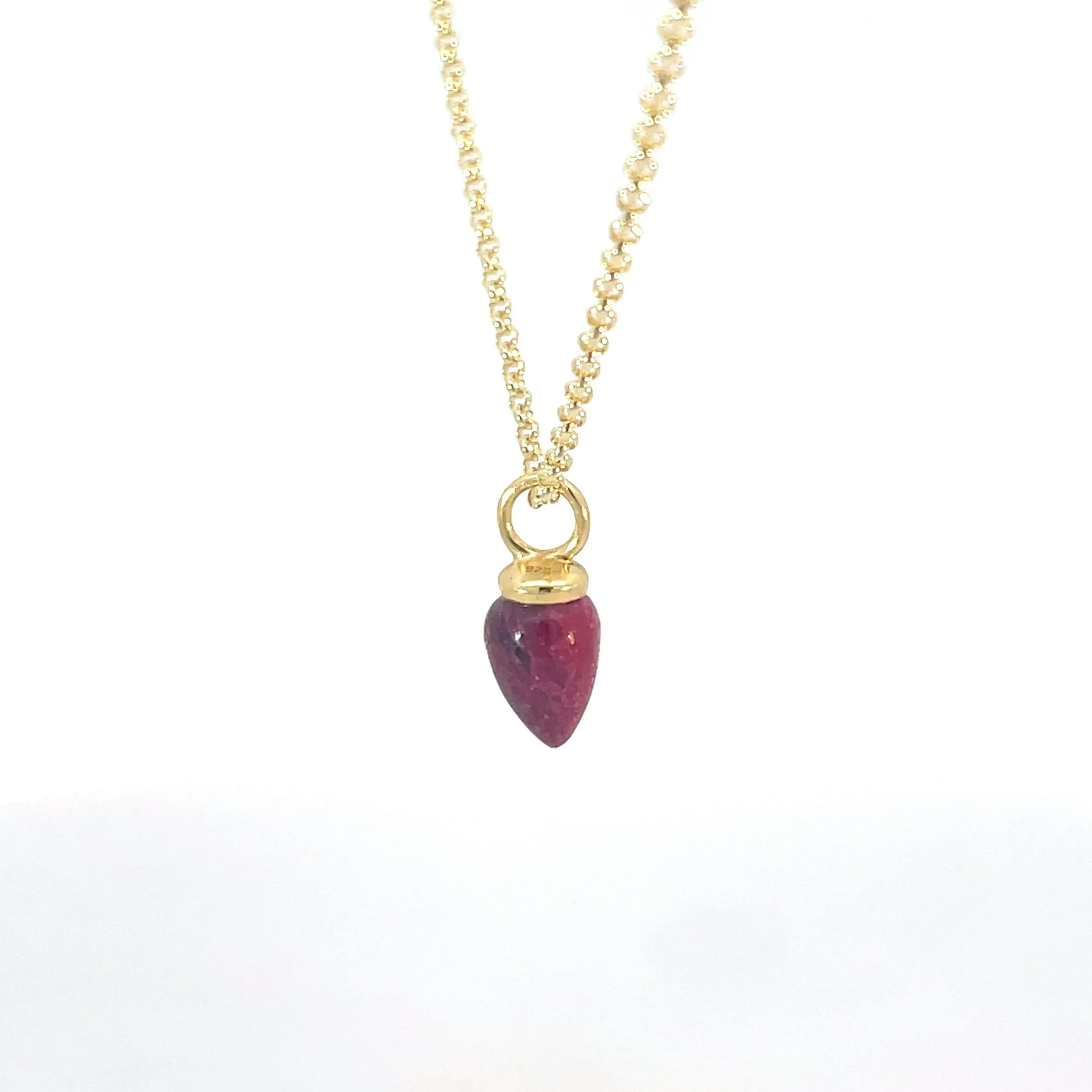 Jorge Revilla Pendulum Collection Ruby Necklace