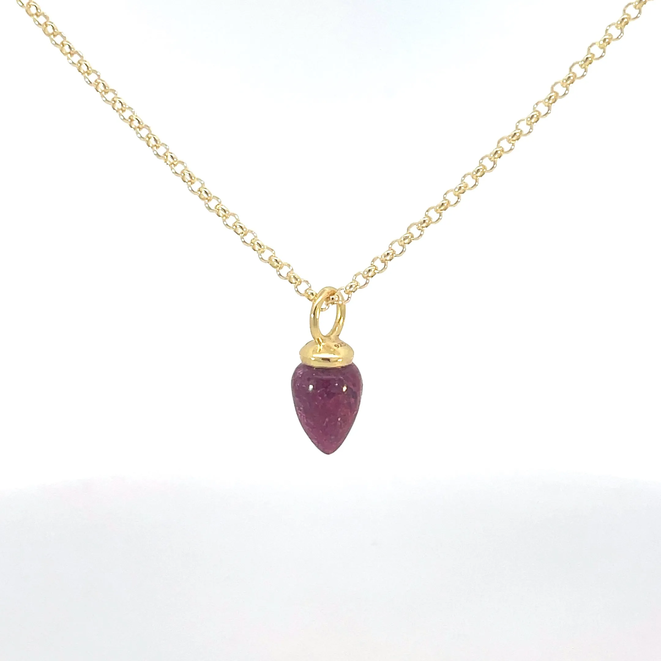 Jorge Revilla Pendulum Collection Ruby Necklace