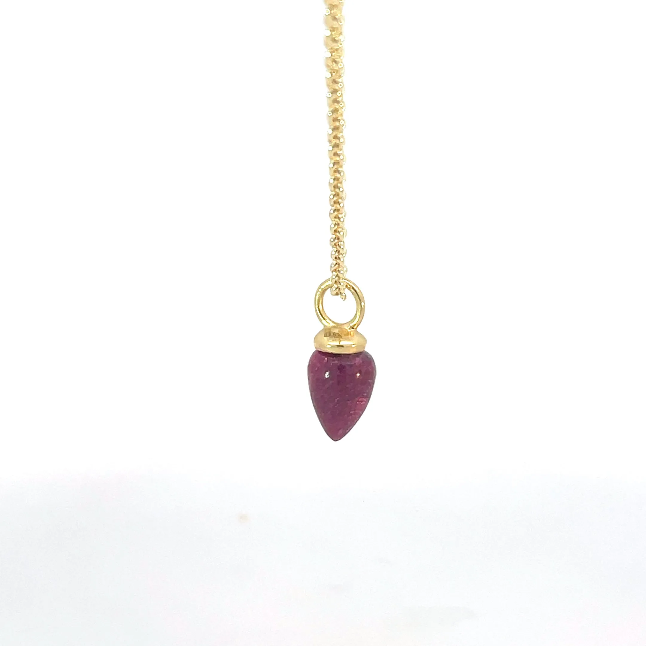 Jorge Revilla Pendulum Collection Ruby Necklace