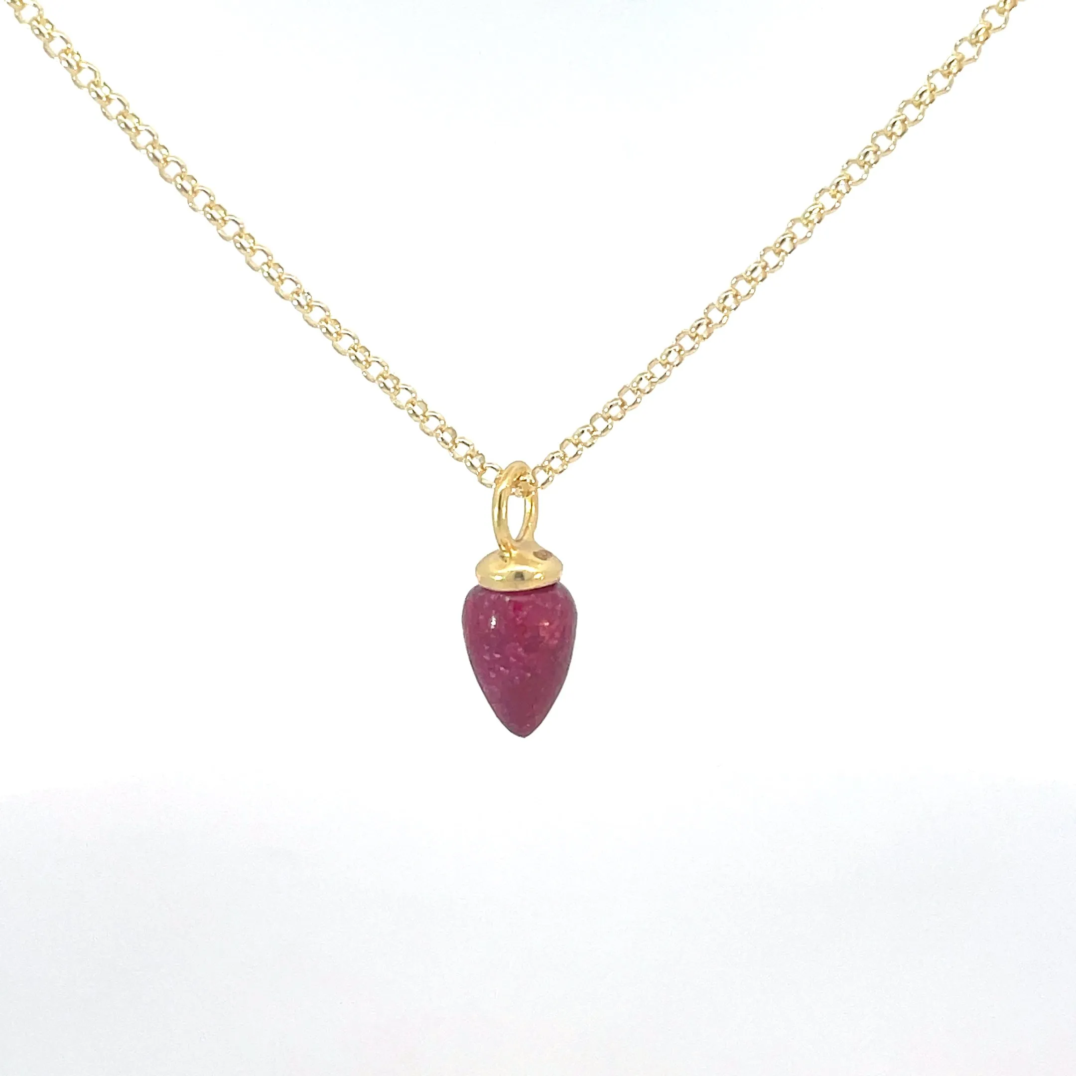 Jorge Revilla Pendulum Collection Ruby Necklace