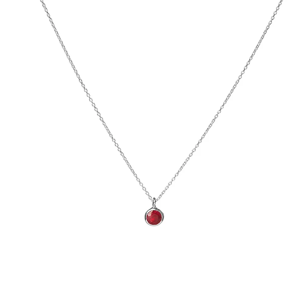 July Birthstone Necklace