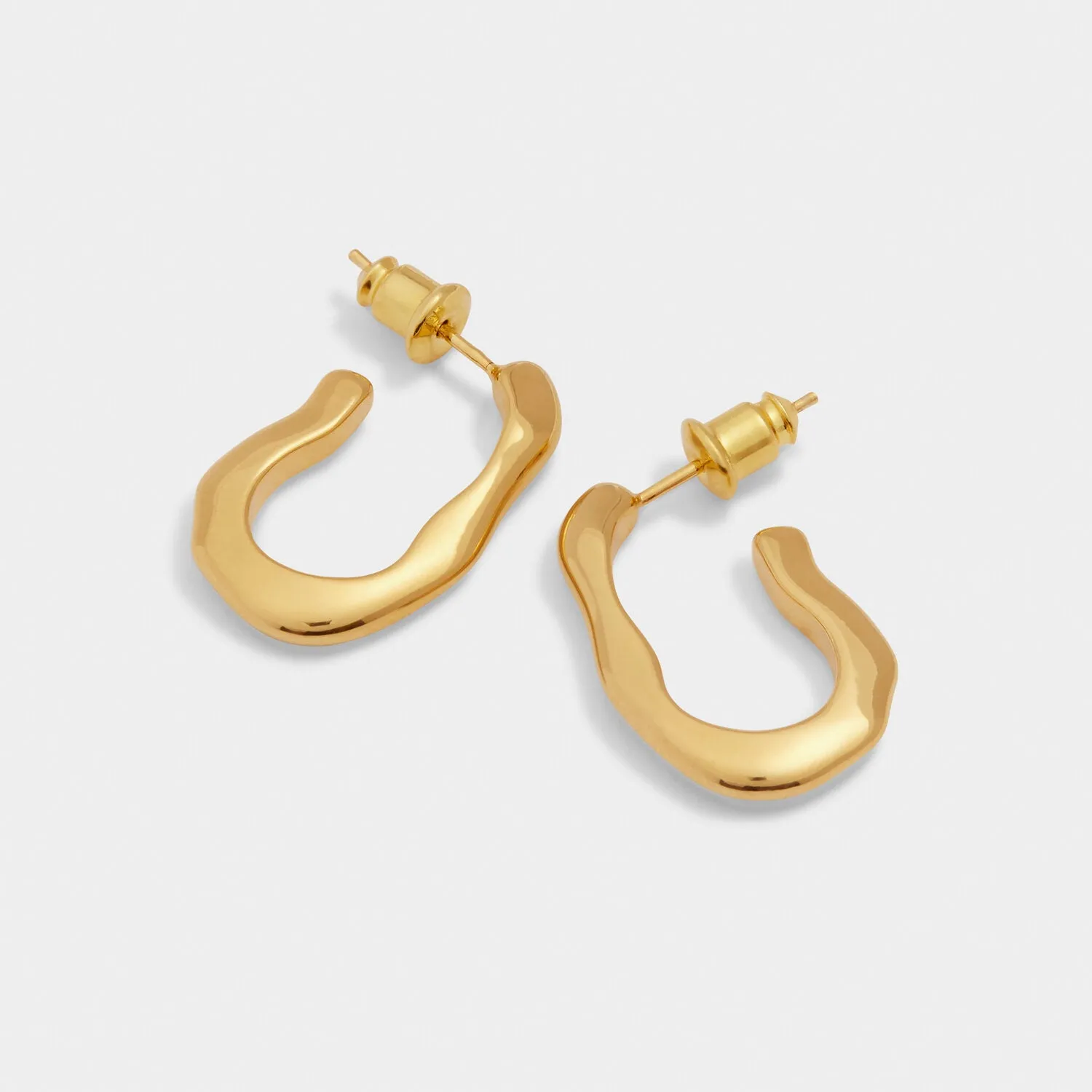 Katie Loxton Gold Coated Waterproof Hera Hoop Earrings