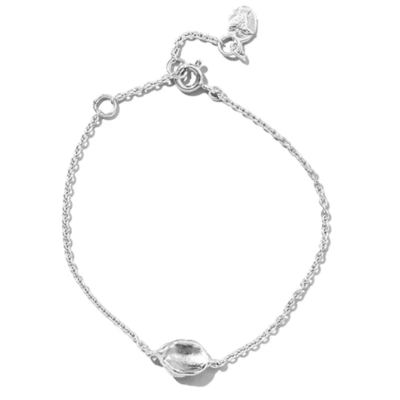 Keshi Bracelet, Silver