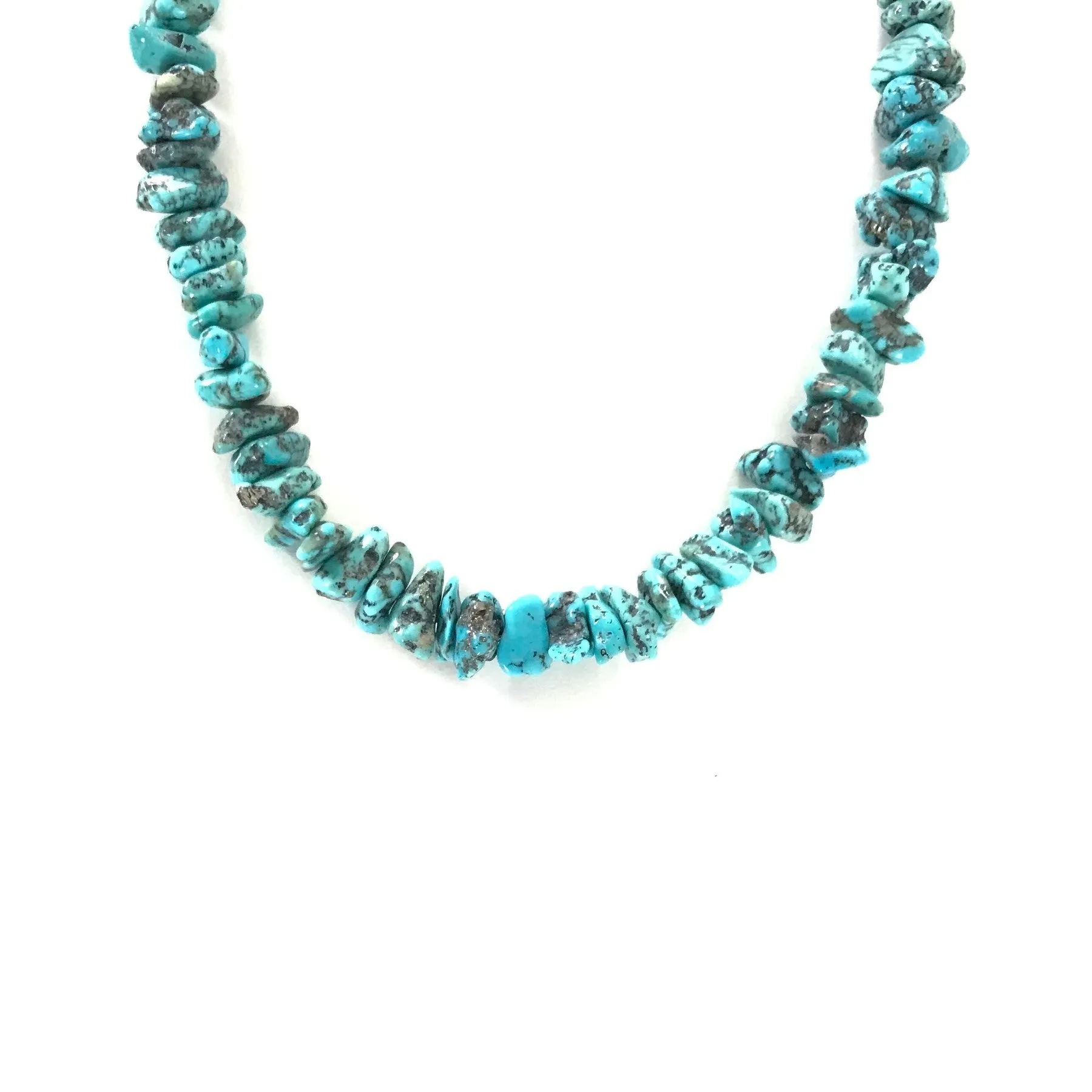 Kevin Ray Garcia Blue Turquoise Nugget Necklace