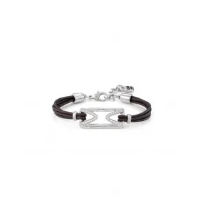 Ladies Brave Silver Medium The One Topaz Bracelet PUL2393BLNMTL0M