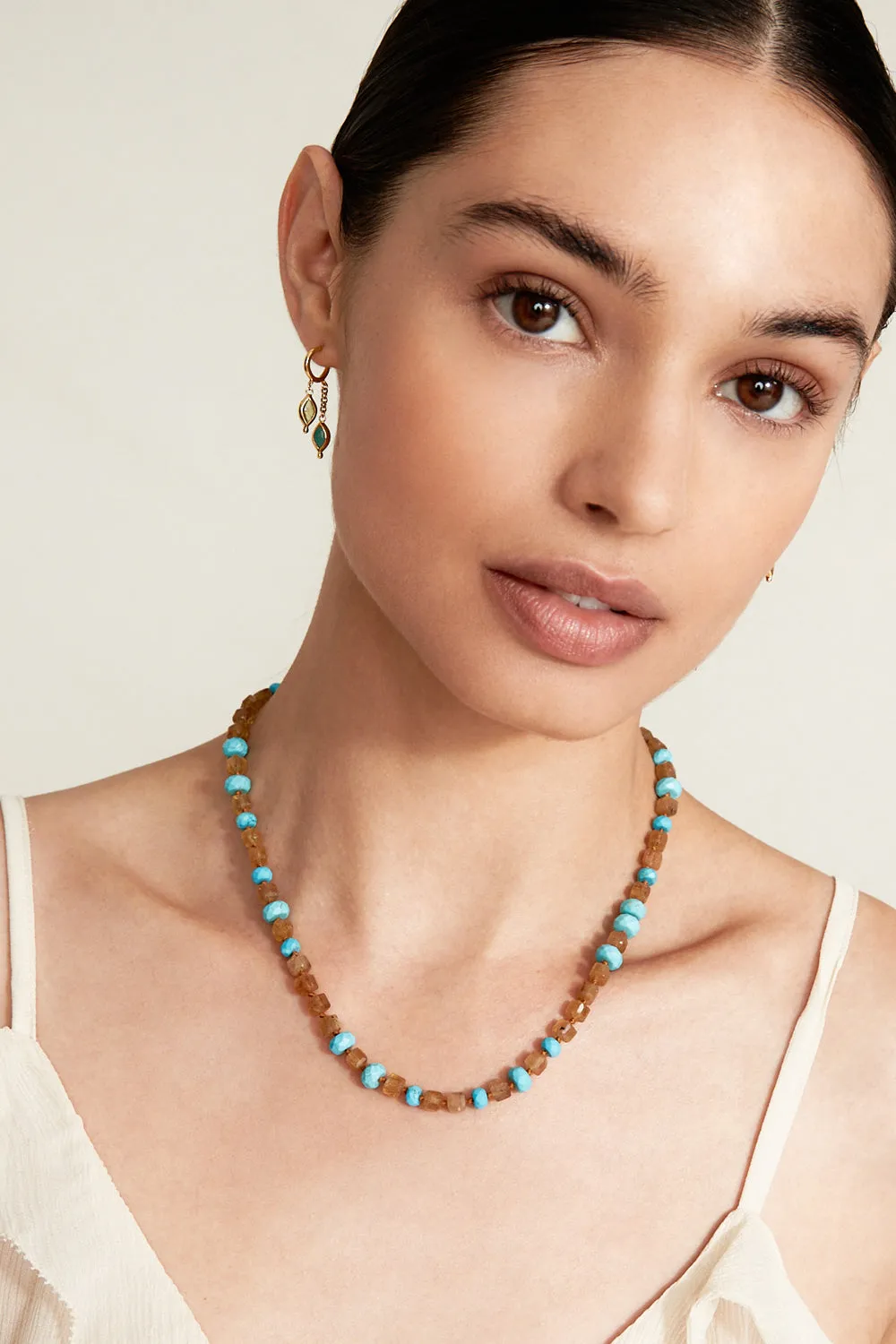 Laurel Necklace Turquoise Mix