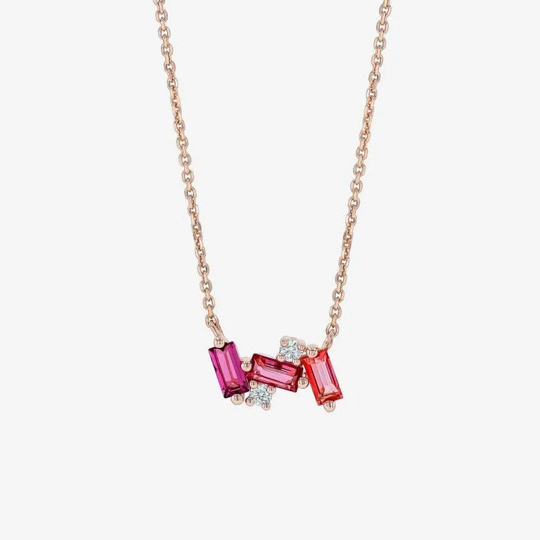 Mini Burst Red Mix Pendant