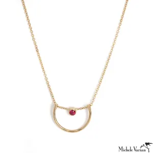 Mini Solara Ruby Necklace