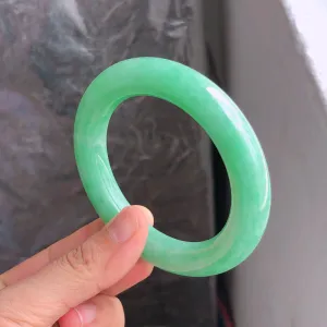 Natural Jade Bangle Jadeite Bangle Internal Diameter 55.8mm NBE077