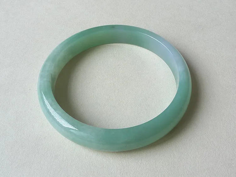 Natural Jade Bangle Jadeite Bangle Internal Diameter 58.5mm BER361