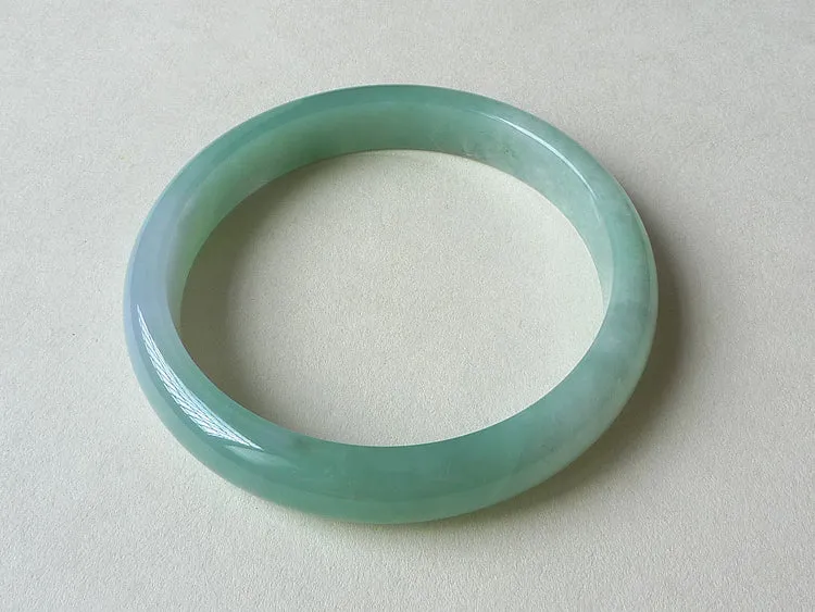 Natural Jade Bangle Jadeite Bangle Internal Diameter 58.5mm BER361