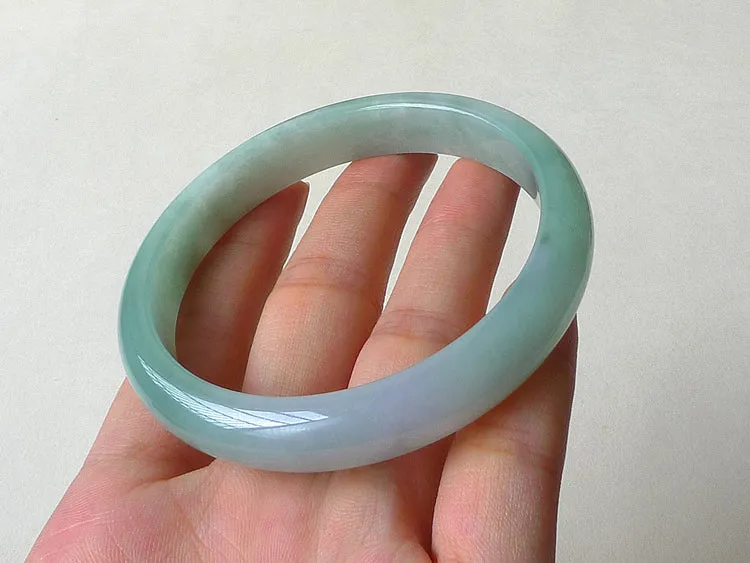 Natural Jade Bangle Jadeite Bangle Internal Diameter 58.5mm BER361