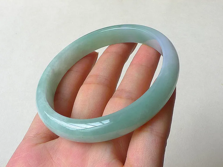 Natural Jade Bangle Jadeite Bangle Internal Diameter 58.5mm BER361