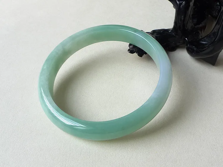 Natural Jade Bangle Jadeite Bangle Internal Diameter 58.5mm BER361