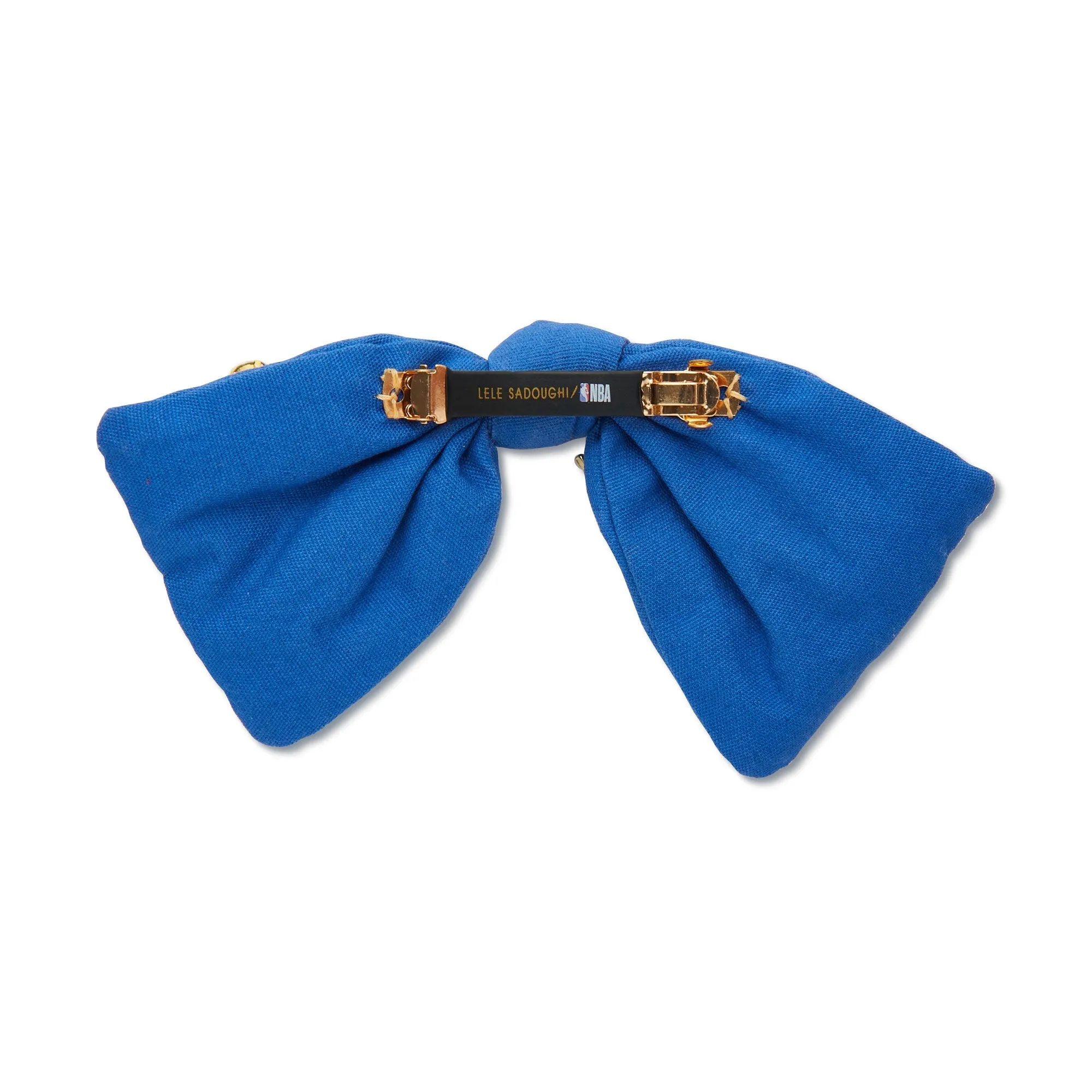 NY KNICKS LELE SADOUGHI / NBA NAVY BOW BARRETTE