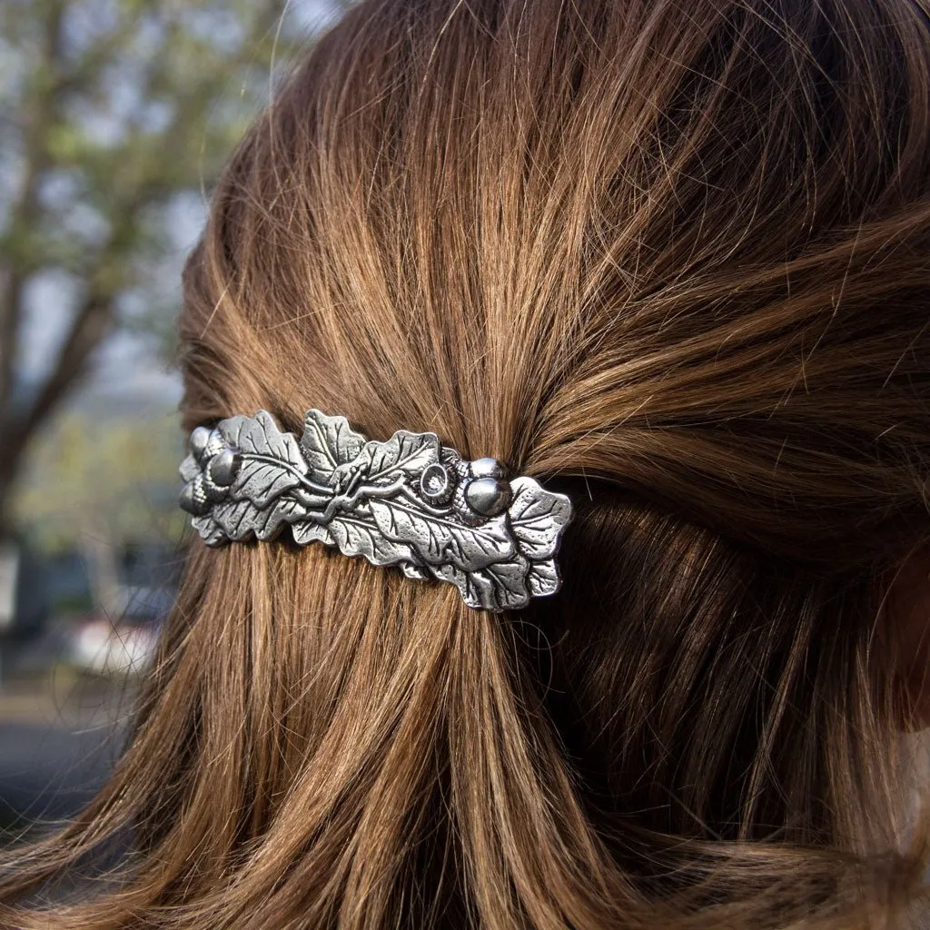 Oak Leaf Barrette