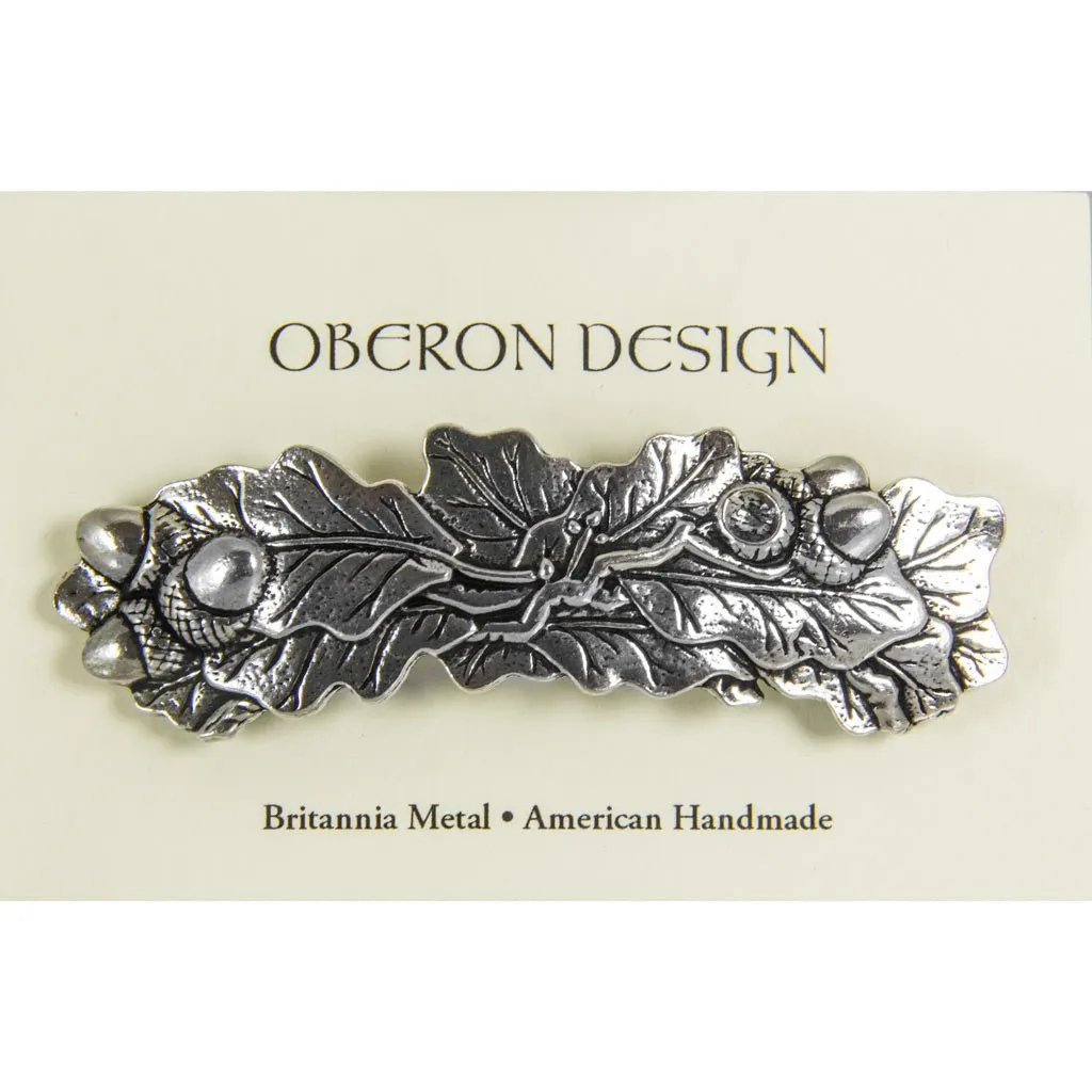 Oak Leaf Barrette