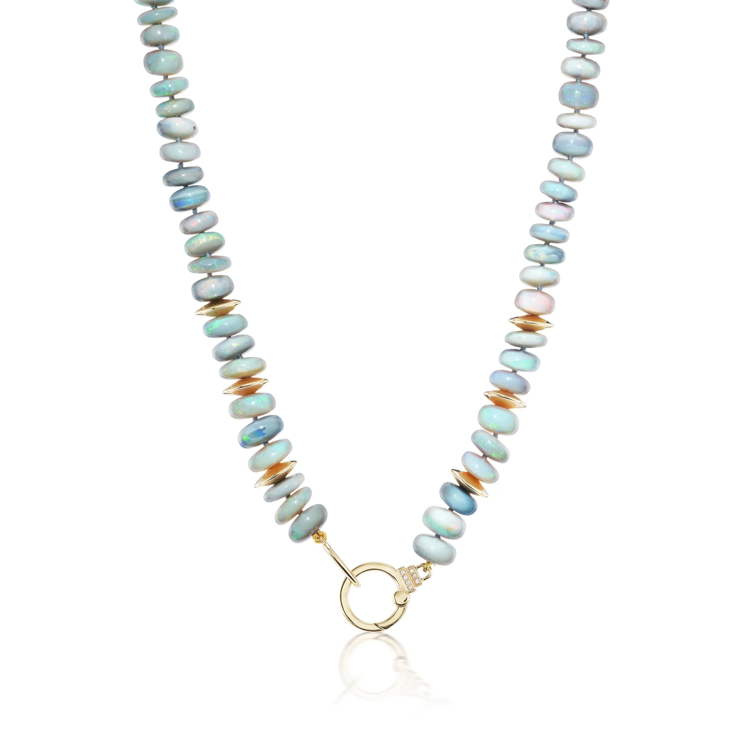 Opal Beaded Necklace