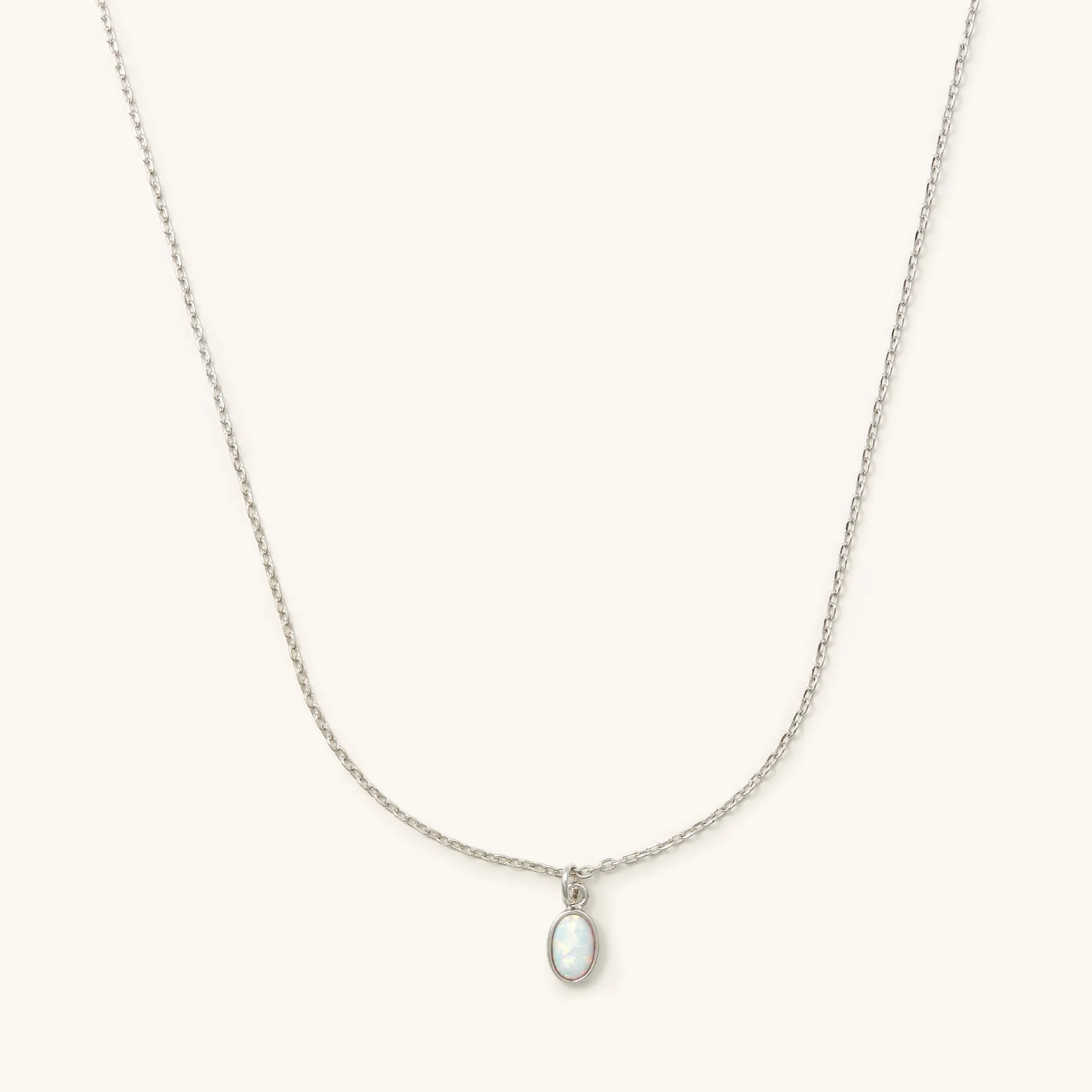 Opal Necklace: Gold/Silver