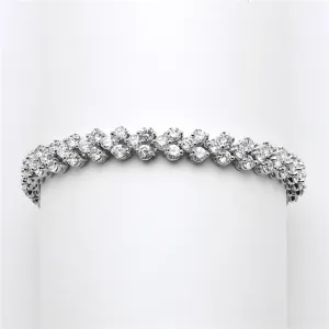 Petite Cubic Zirconia Wedding or Prom Tennis Bracelet