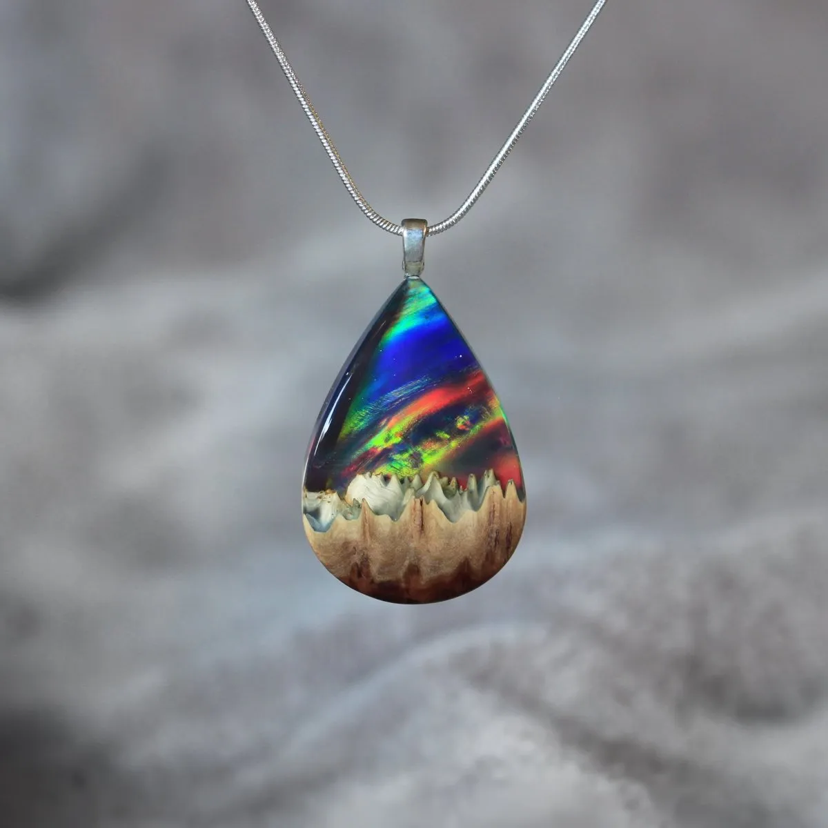 Red Sea | opal pendant [teardrop]