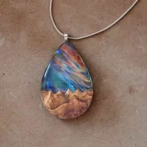 Red Sea | opal pendant [teardrop]