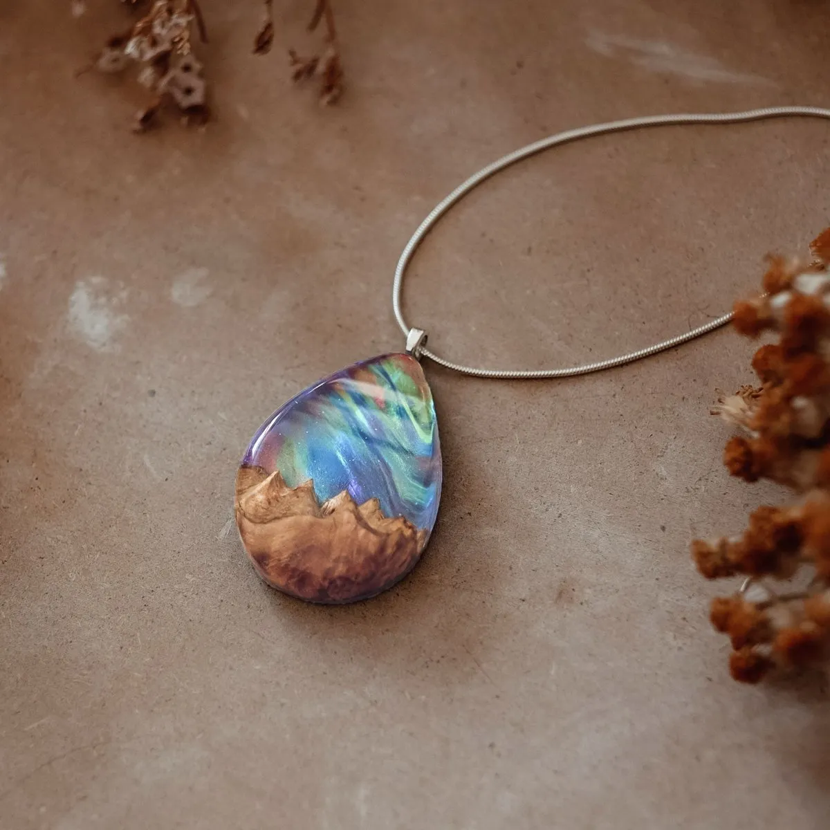 Red Sea | opal pendant [teardrop]