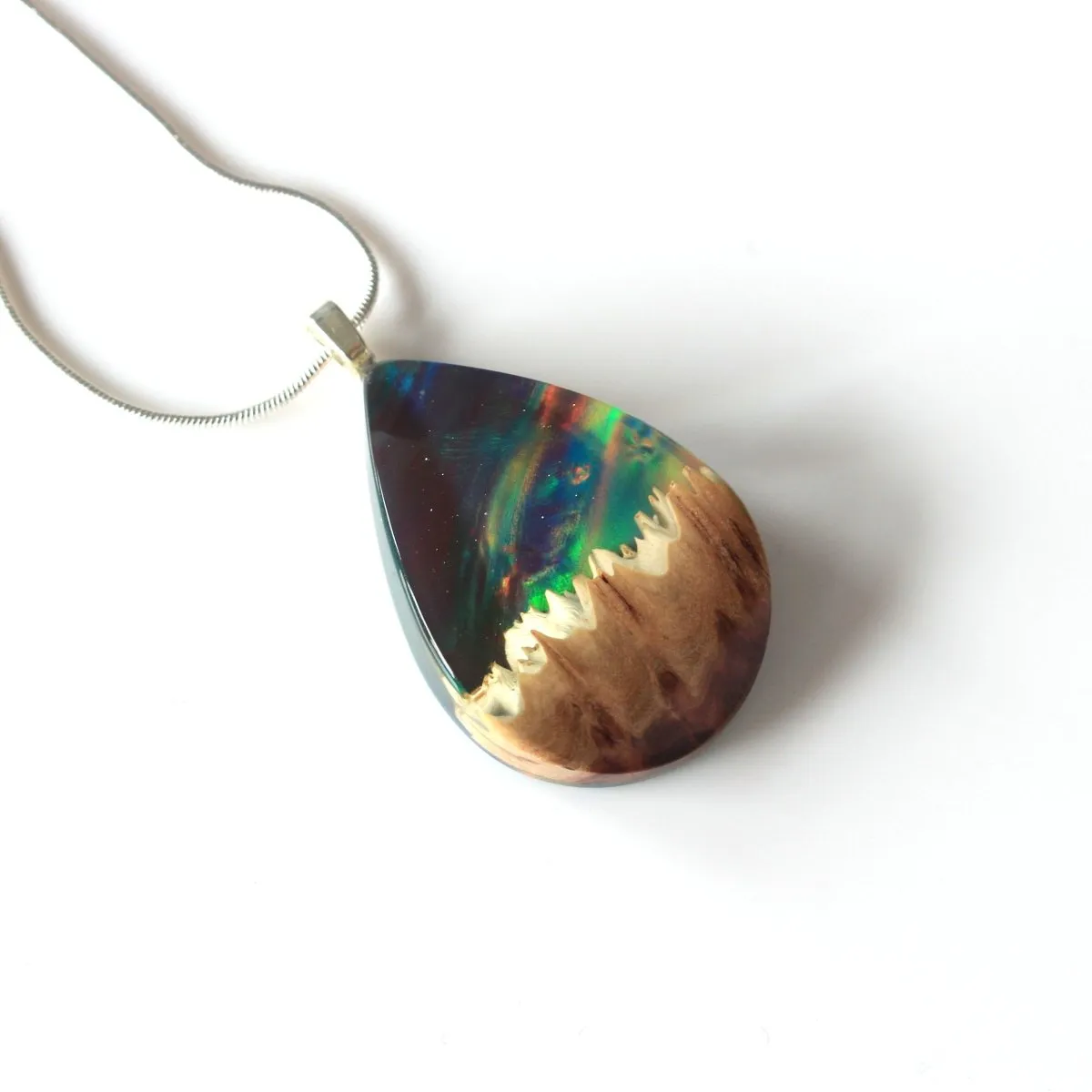 Red Sea | opal pendant [teardrop]