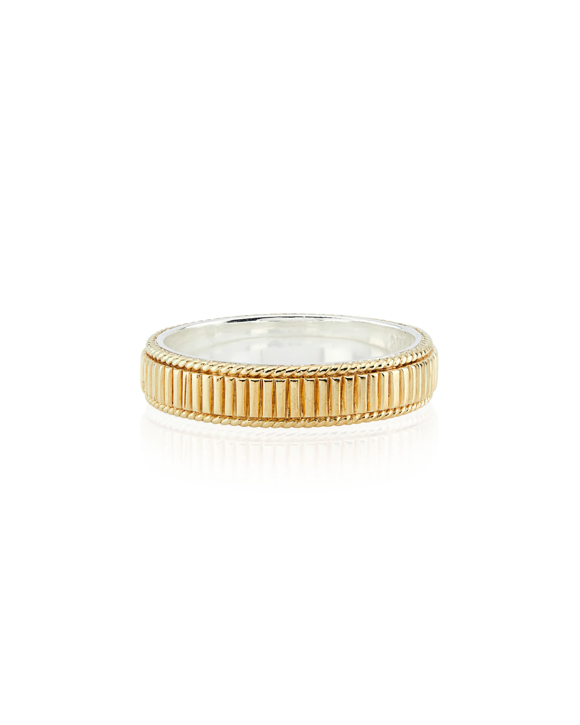 Ribbed Stacking Ring