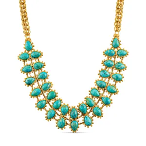 Rio Collar Necklace - Turquoise