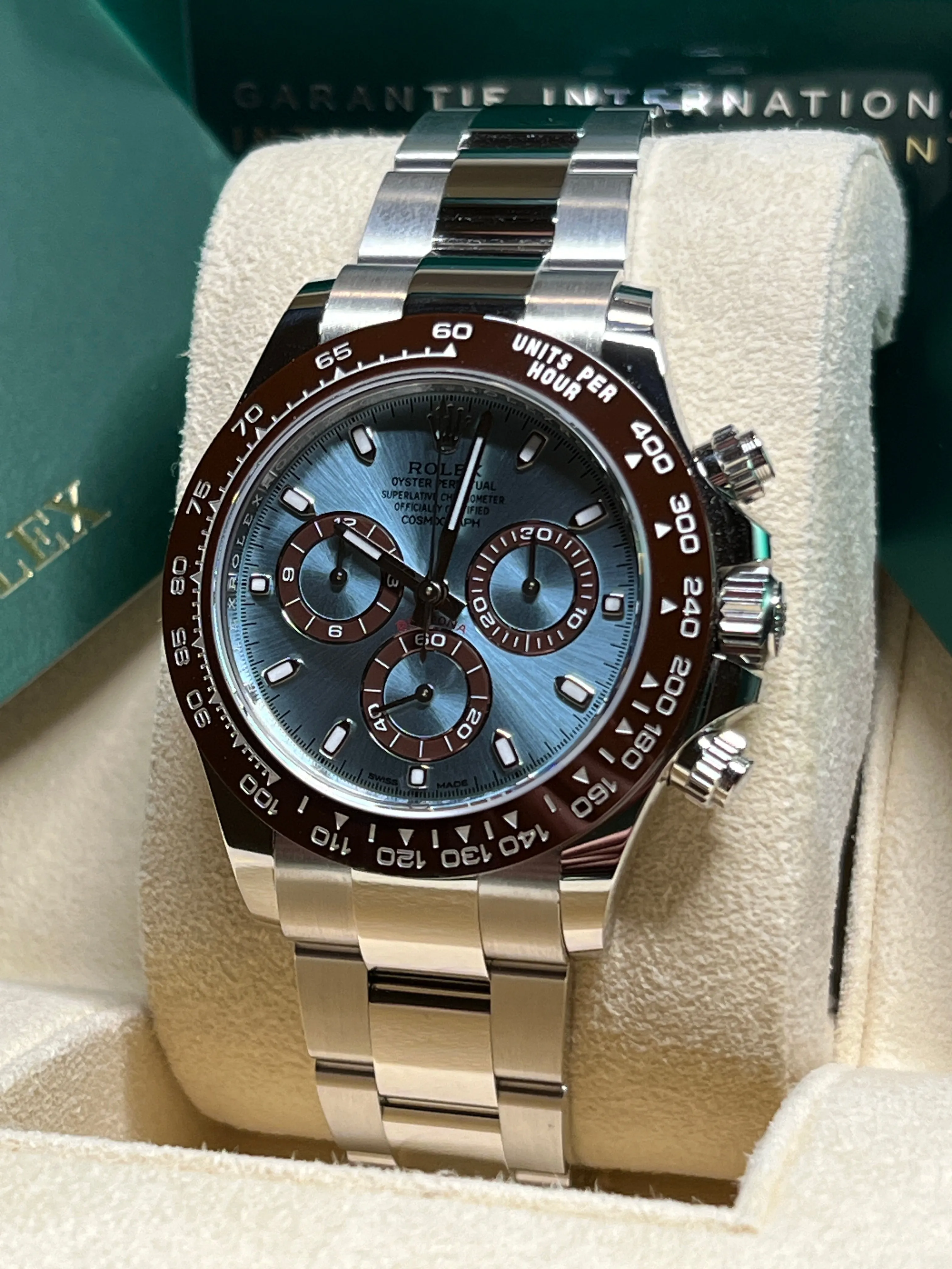 Rolex - Pre-owned Platinum Daytona 116506 "Platona"