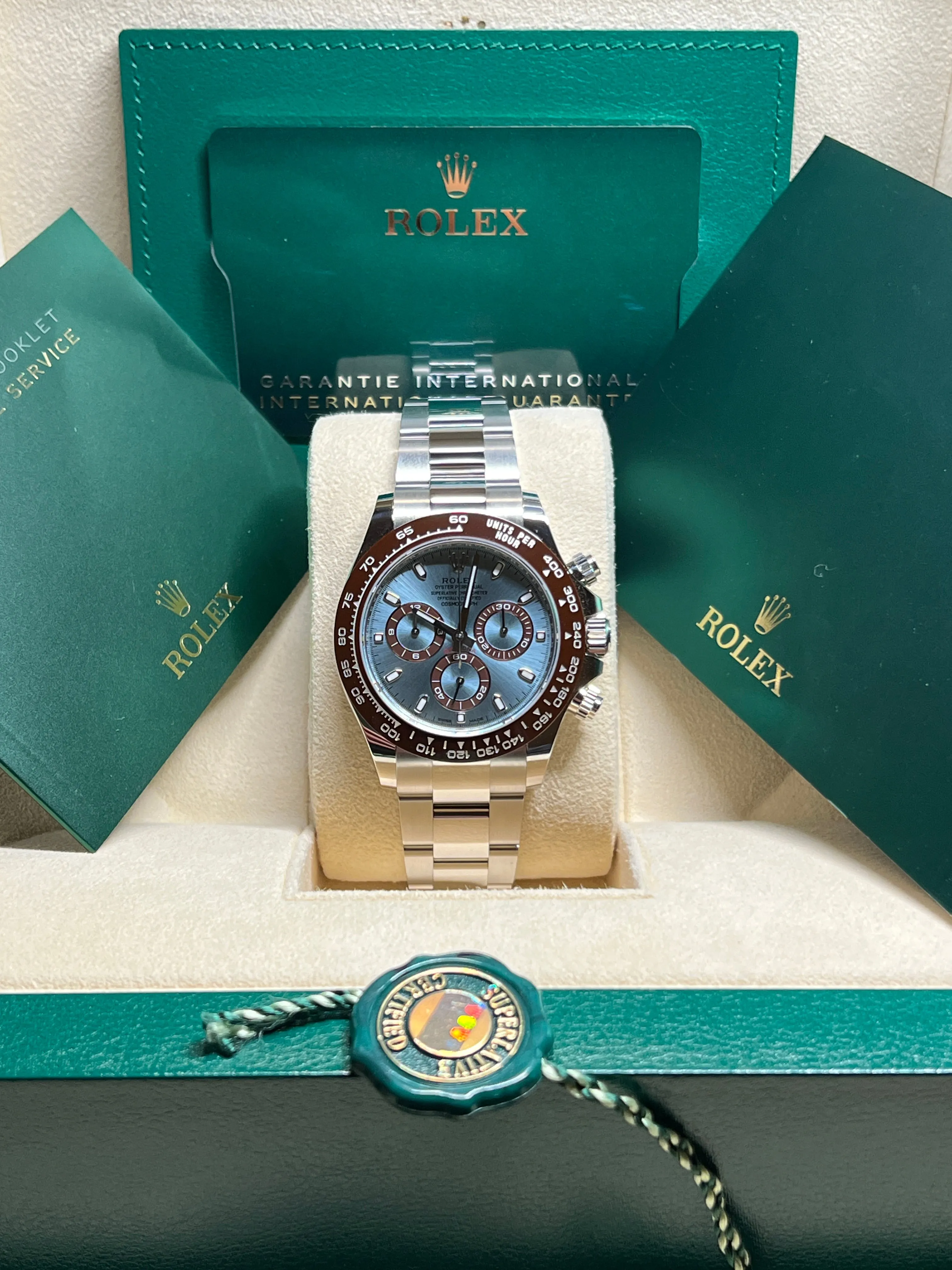 Rolex - Pre-owned Platinum Daytona 116506 "Platona"