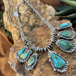 Royston Turquoise Necklace and Earring Set by Diane Wylie