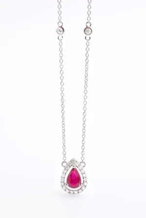 Ruby and Diamond Necklace