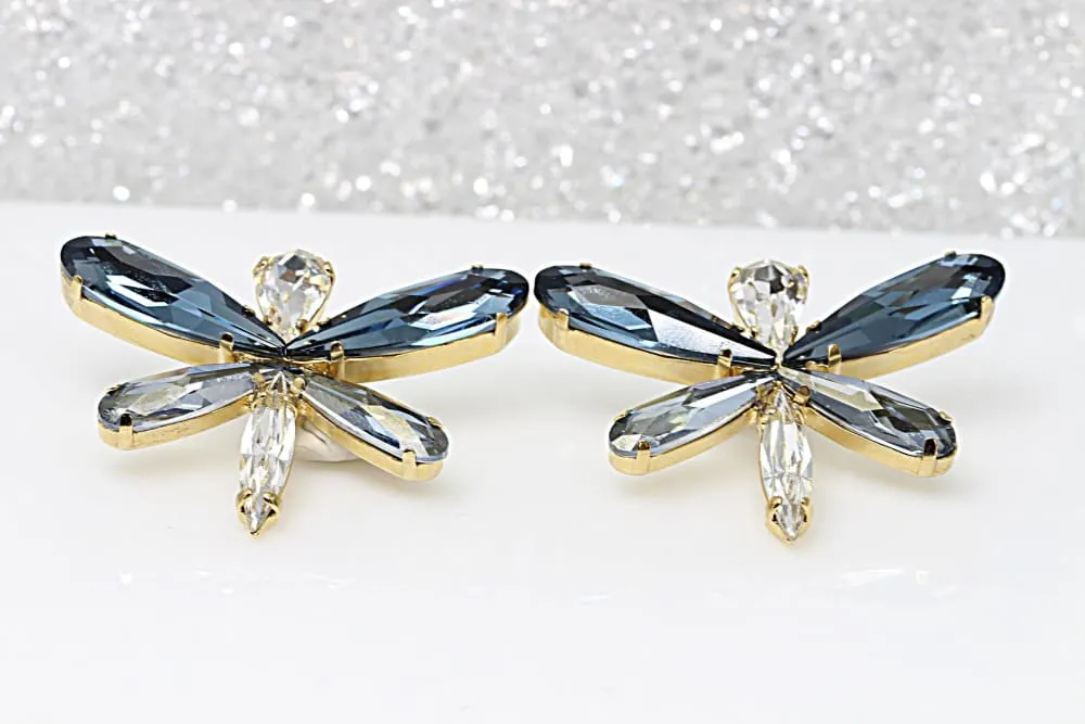 Silver Dragonfly Ring