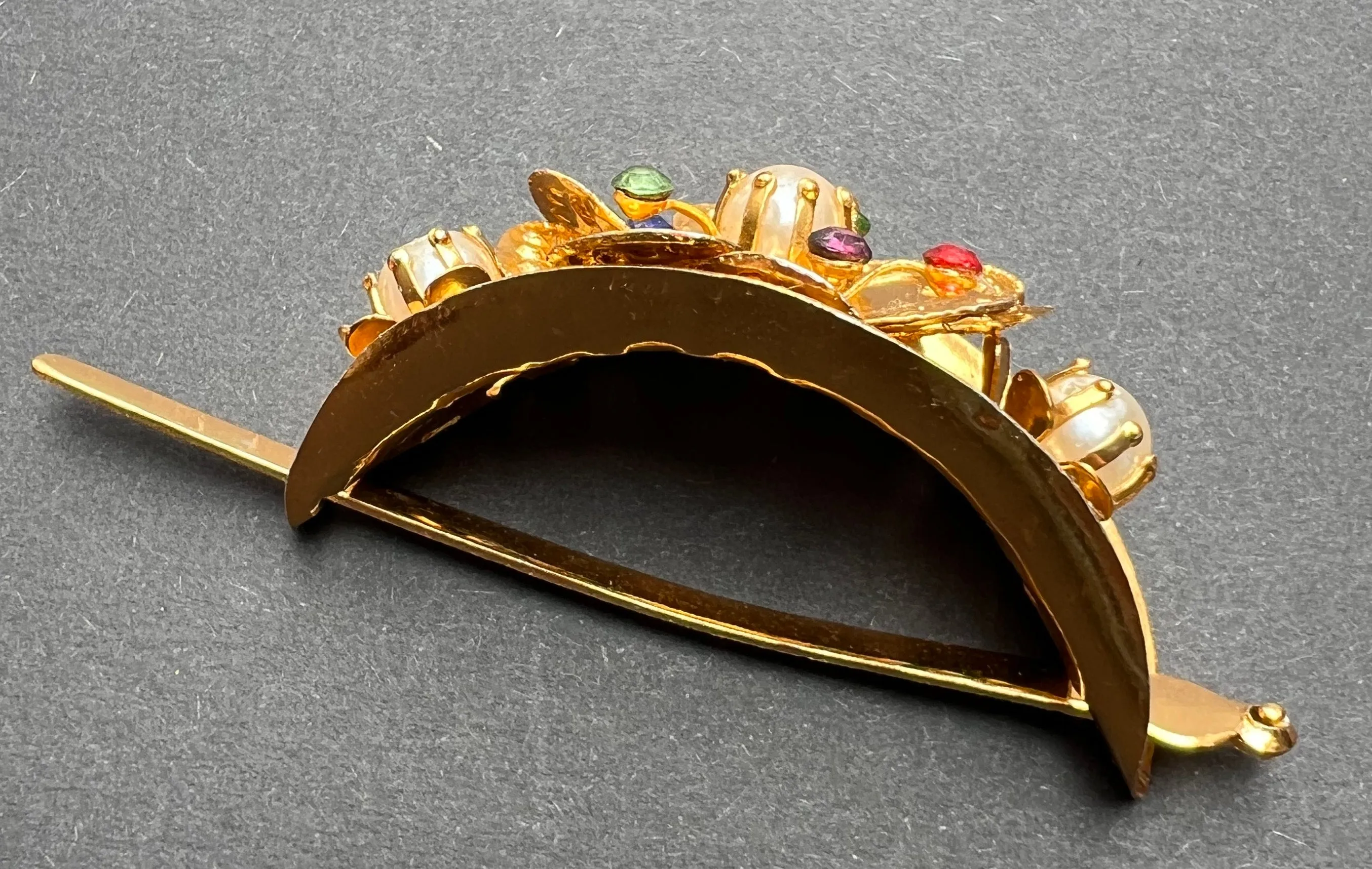 Splendid 1960s Bejeweled Barrette