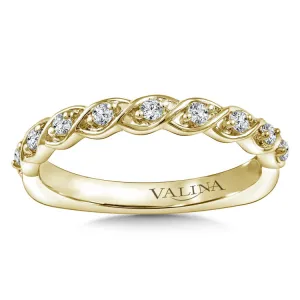 Stackable Diamond Rope Wedding Band