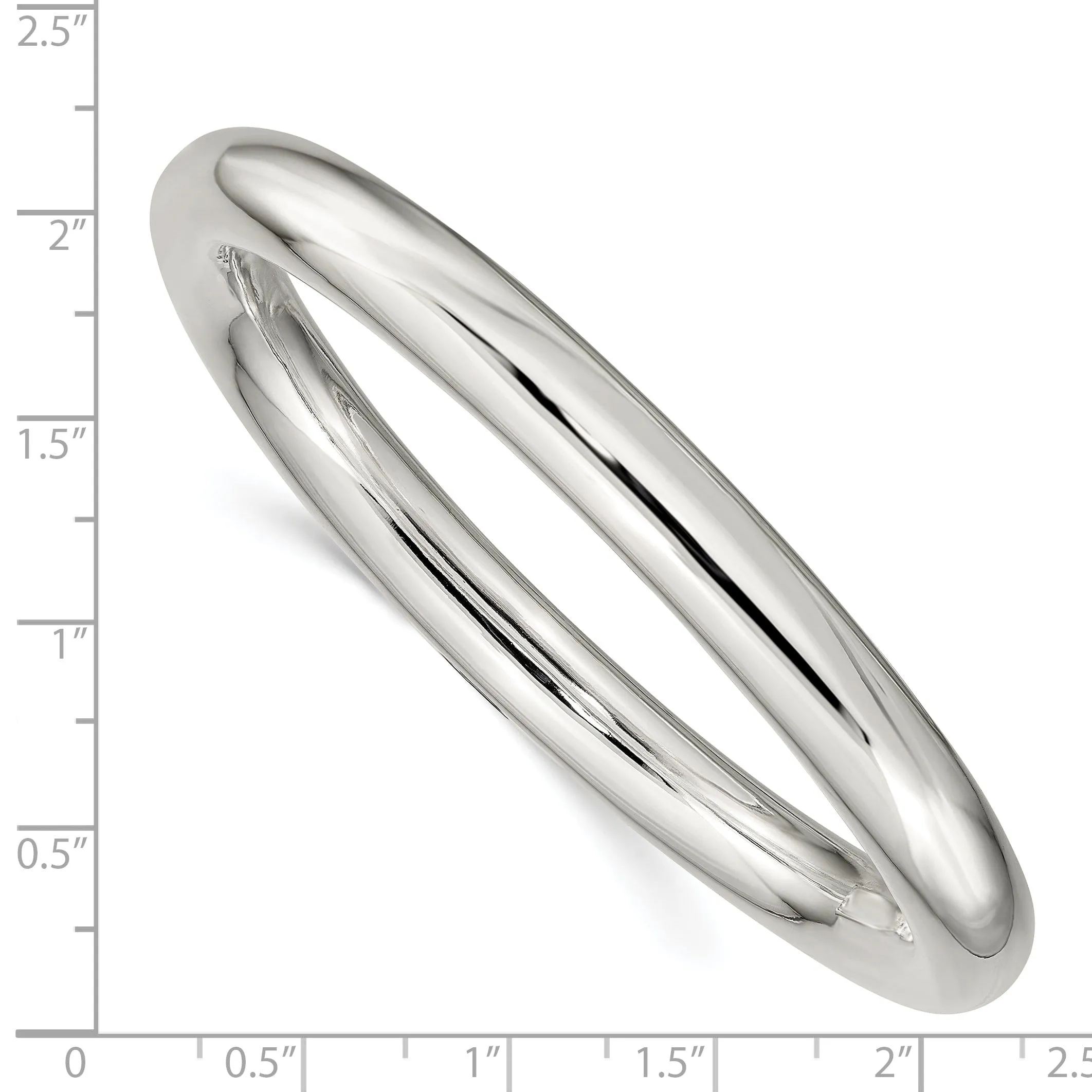 Sterling Silver Fancy Slip-on Bangle Bangle