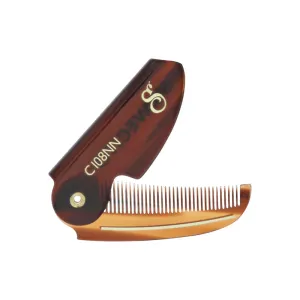 Suavecito - Deluxe Folding Mustache Comb, Amber