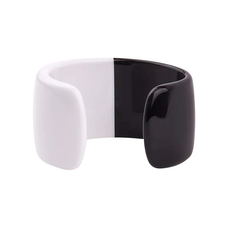 TEEK - Half Vintage Resin Cuff Bracelet Bangle