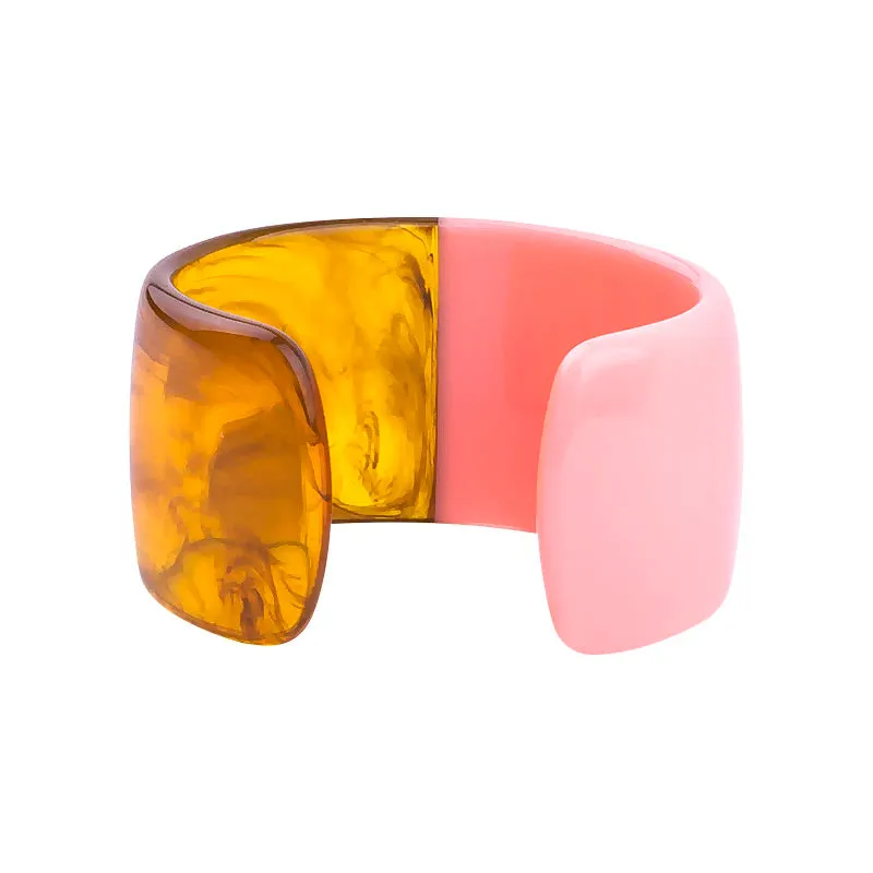 TEEK - Half Vintage Resin Cuff Bracelet Bangle