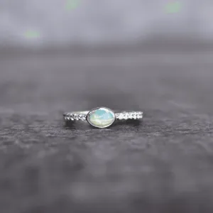 Tender Blossom - Opal Ring