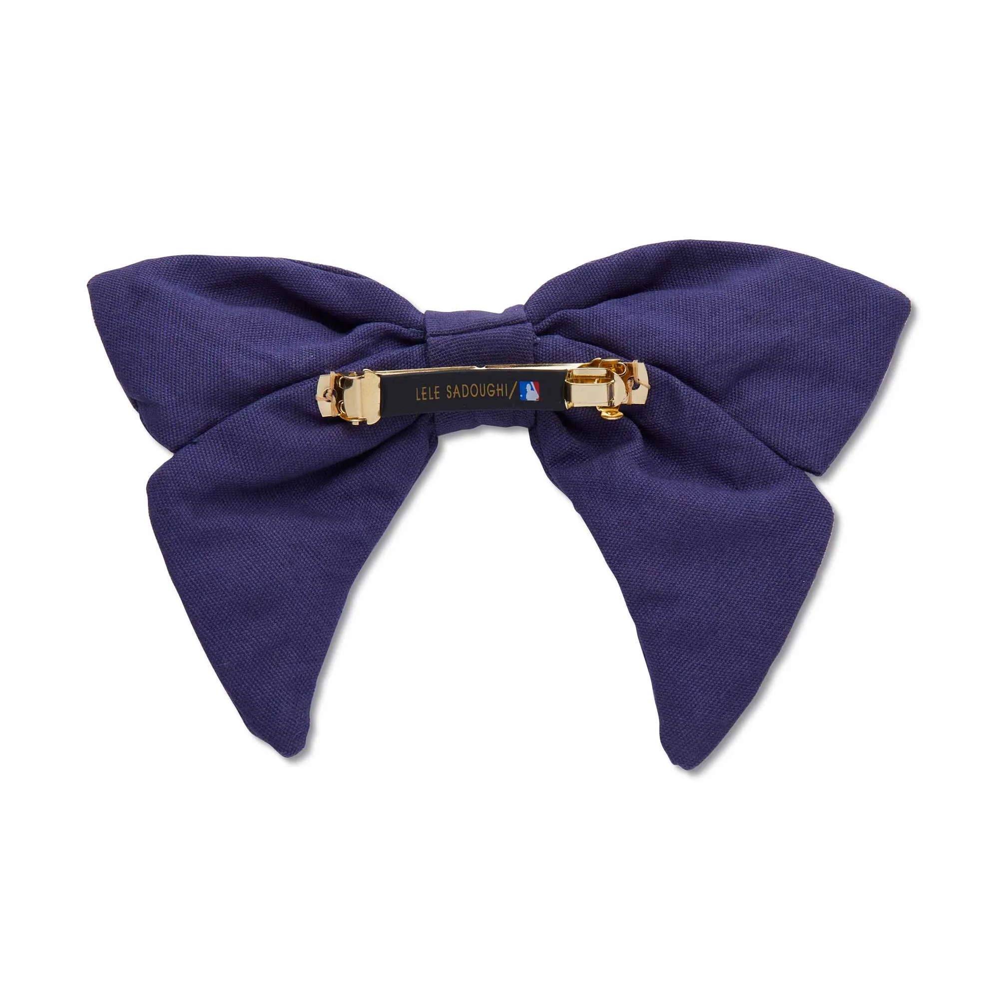 TEXAS RANGERS LELE SADOUGHI / MLB NAVY BOW BARRETTE