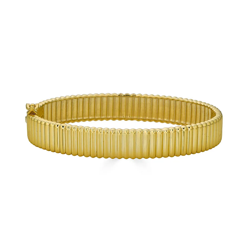 THICK FLUTED BANGLE