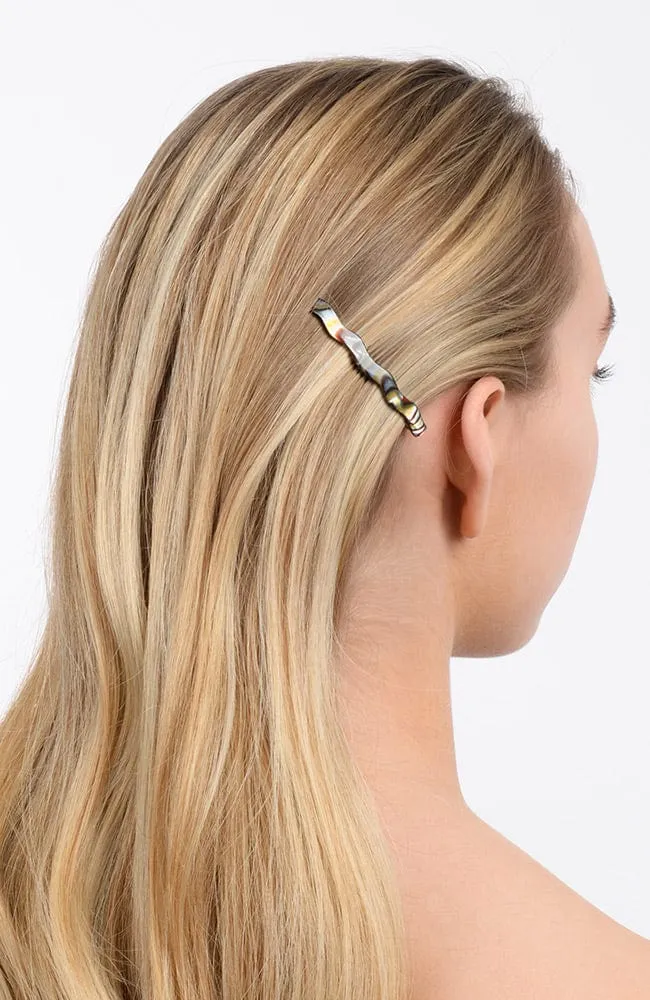 Wavy Tige Boule Barrette - Classic