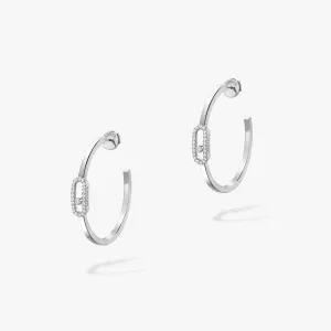 White Gold Diamond Earrings